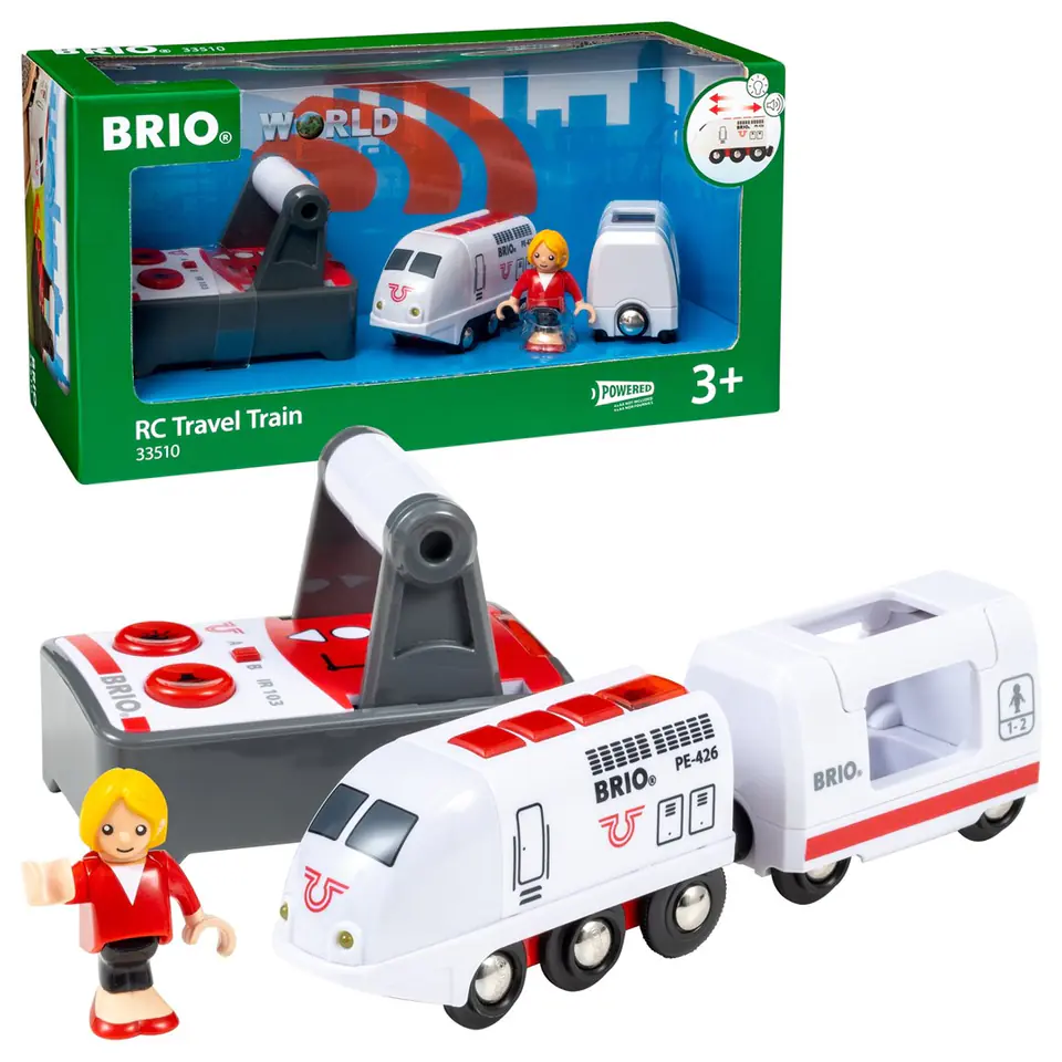 ⁨BRIO 33510 Lokomotywa biała zdalnie sterowana p4⁩ w sklepie Wasserman.eu