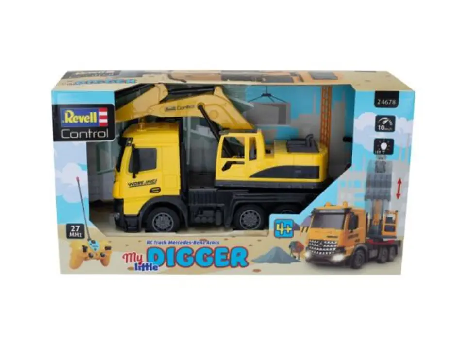 ⁨REVELL 24679 Truck radio car Mercedes-Benz Arocs "My little Digger"⁩ at Wasserman.eu