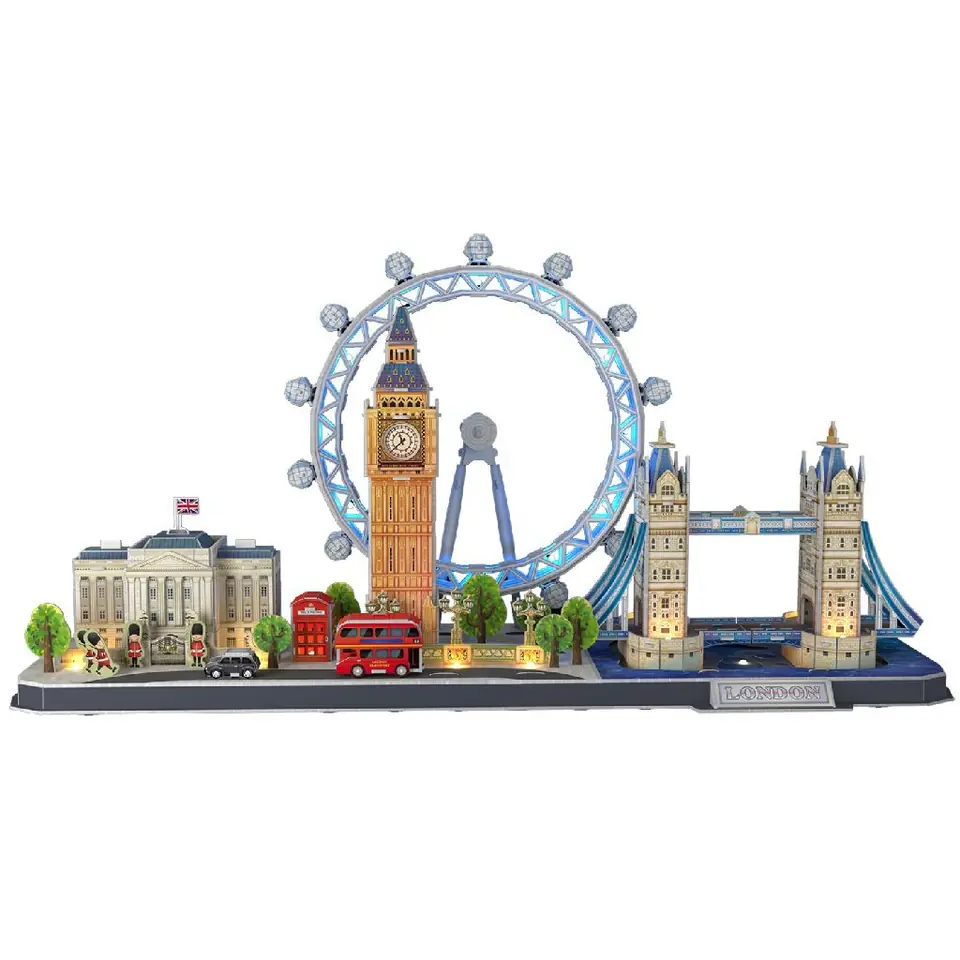 ⁨Puzzle 3D Londyn Cityline LED L532h Cubic Fun 20532⁩ w sklepie Wasserman.eu