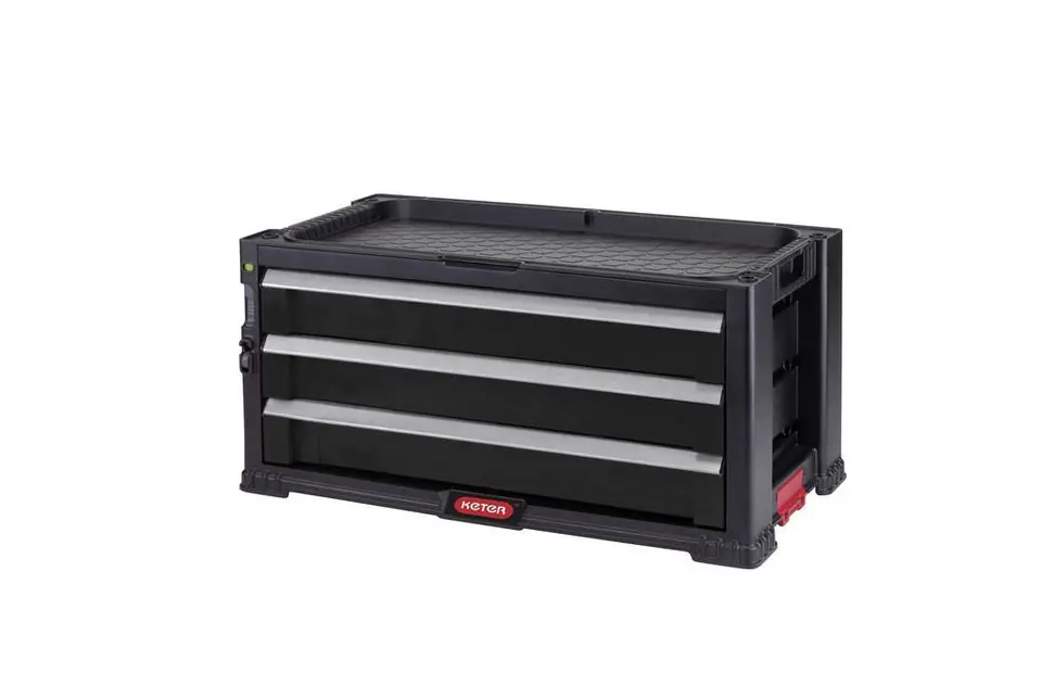 ⁨KETER BOOKCASE 3 DRAWERS TOOL CHEST SET⁩ at Wasserman.eu