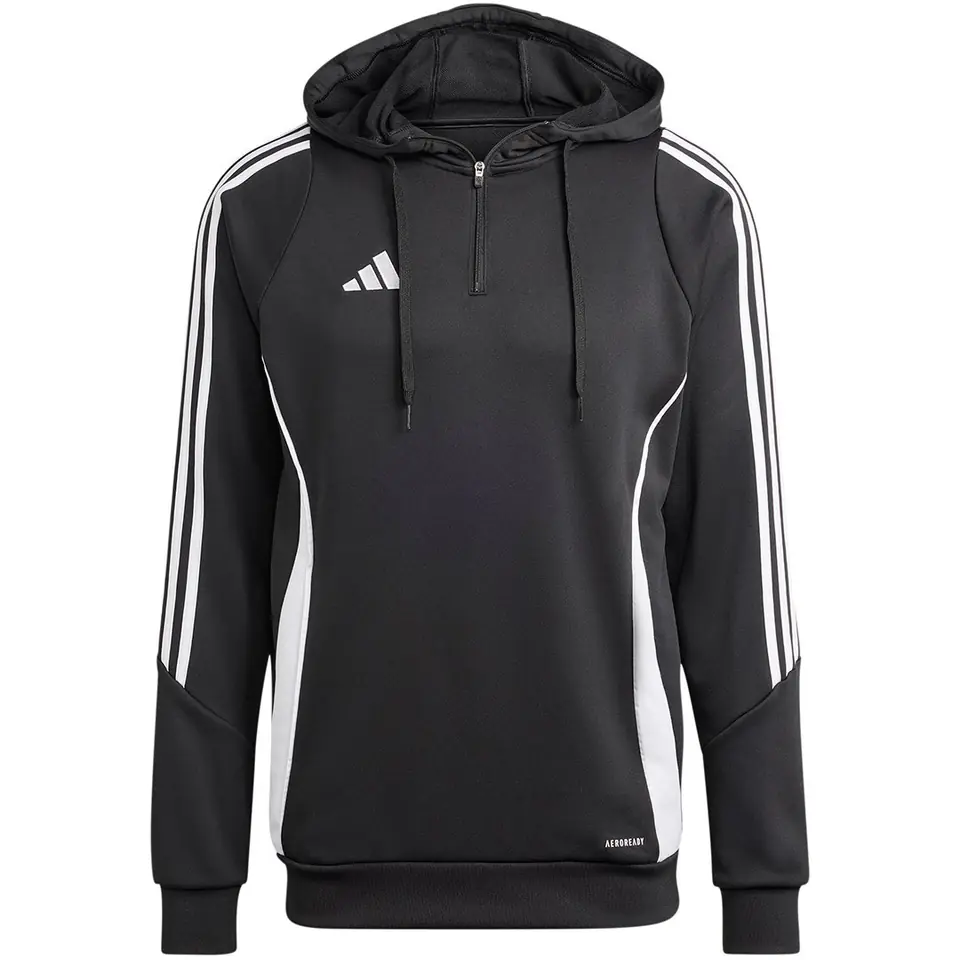 ⁨adidas Tiro 24 Training Hooded Men's Sweatshirt black IJ9957⁩ at Wasserman.eu