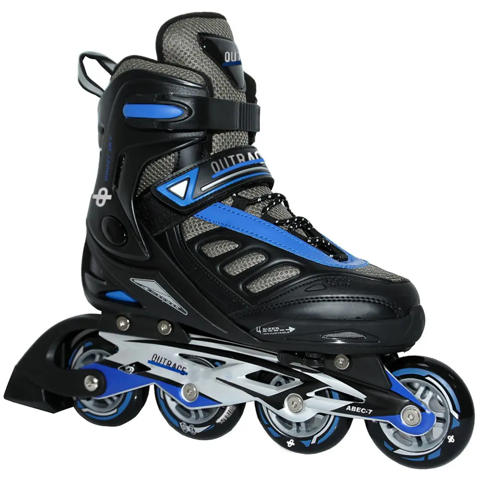 ⁨Outrace Ghost Sky Blue Black-Blue PW-125C Inline Skates⁩ at Wasserman.eu