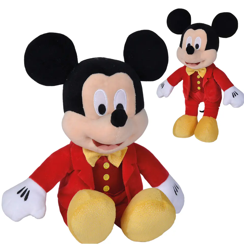 ⁨SIMBA DISNEY Maskotka Myszka Mickey w połyskującym czerwonym smokingu 25cm⁩ w sklepie Wasserman.eu