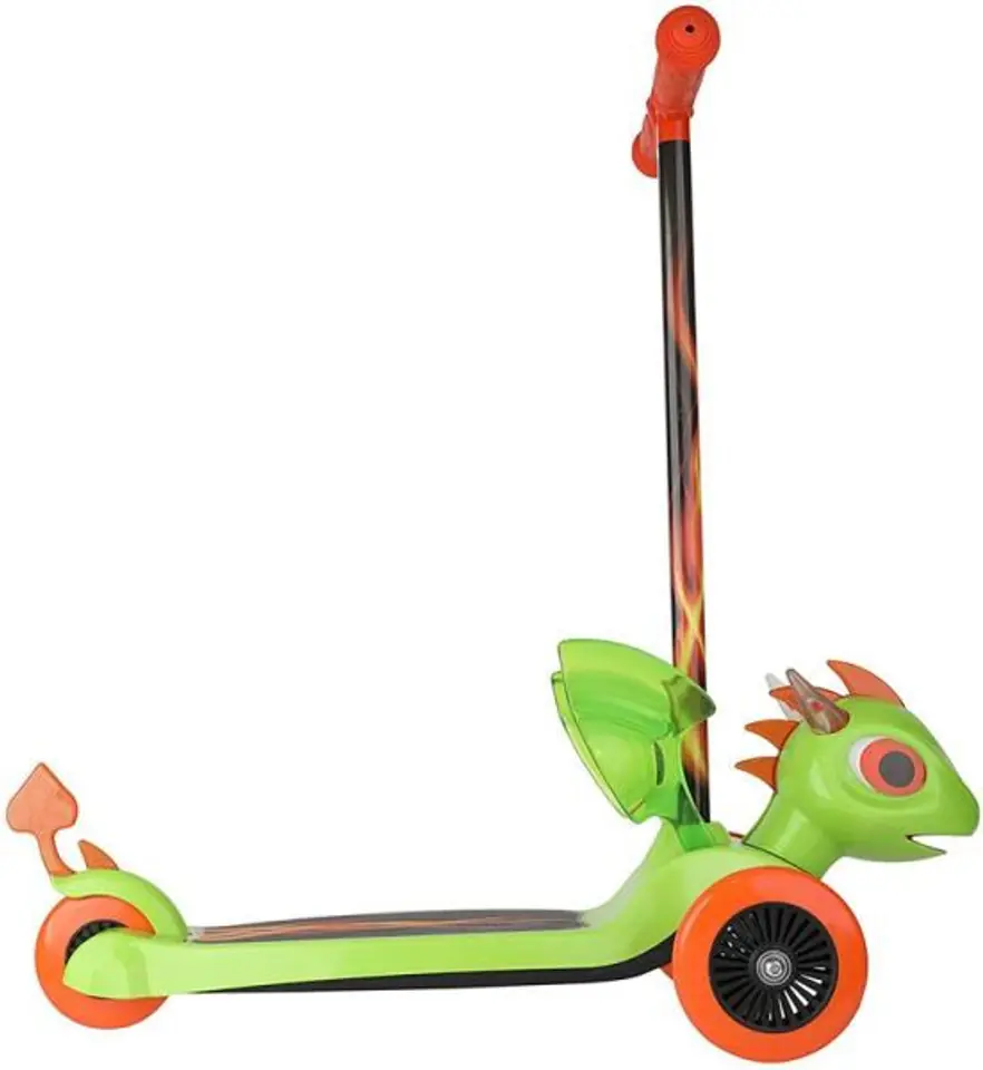 ⁨TRICYCLE SCOOTER FOR CHILDREN GLOBIX 3D DRAGON SCOOTER ACTSCOT-471CV BALANCE⁩ at Wasserman.eu