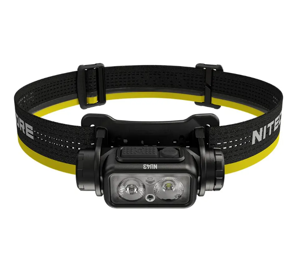 ⁨Nitecore NU43 Black, Yellow Headband flashlight LED⁩ at Wasserman.eu