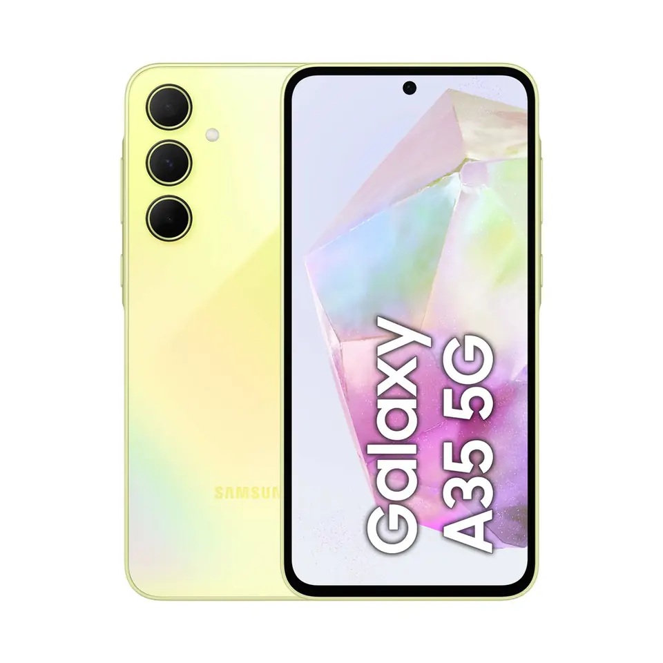 ⁨Smartfon Samsung Galaxy A35 (A356) 5G 6/128GB Lemon⁩ w sklepie Wasserman.eu