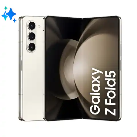 ⁨Samsung Galaxy Z Fold5 SM-F946B 19.3 cm (7.6") Dual SIM Android 13 5G USB Type-C 12 GB 1 TB 4400 mAh Cream⁩ at Wasserman.eu