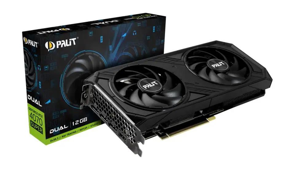 ⁨Palit GeForce RTX 4070 SUPER Dual NVIDIA 12 GB GDDR6X⁩ at Wasserman.eu