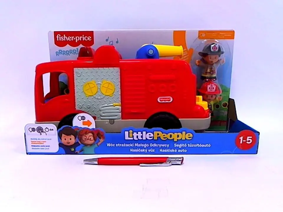 ⁨Fisher Price LP Wóz strażacki Małego Odkrywcy GXR77⁩ w sklepie Wasserman.eu