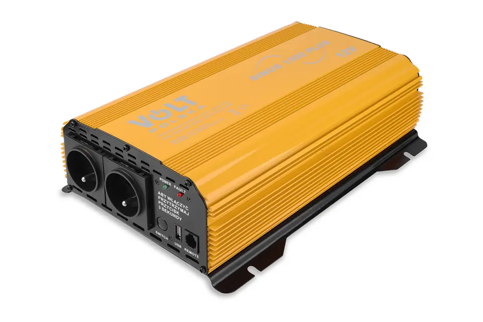 VOLT Przetwornica napięcia SINUS PLUS 1500 12/230V (1000/1500W) + PILOT w sklepie Wasserman.eu