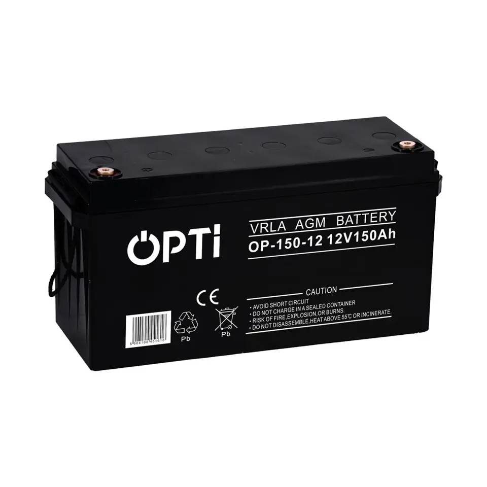 ⁨AGM OPTI 12V 150 AH VRLA BATTERY⁩ at Wasserman.eu