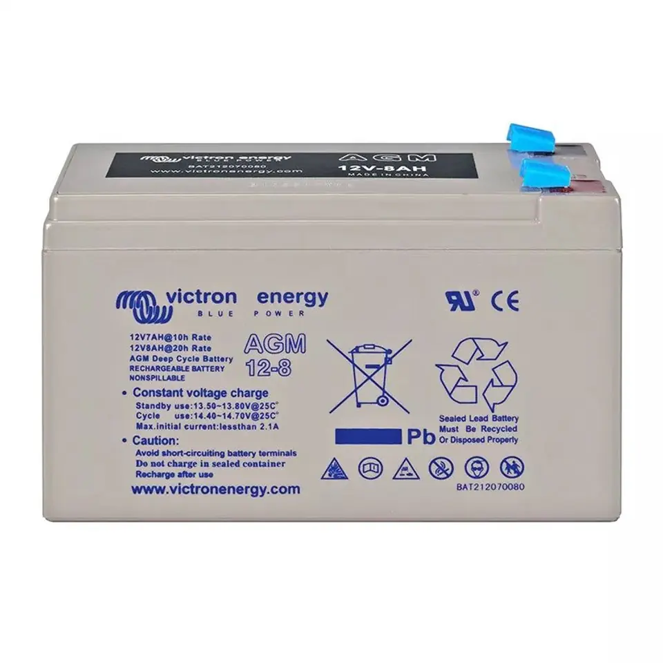 ⁨Battery VICTRON ENERGY AGM Deep Cycle 12V/8Ah (BAT212070084)⁩ at Wasserman.eu