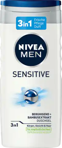 ⁨Nivea Men Sensitive Żel pod Prysznic 250 ml⁩ w sklepie Wasserman.eu