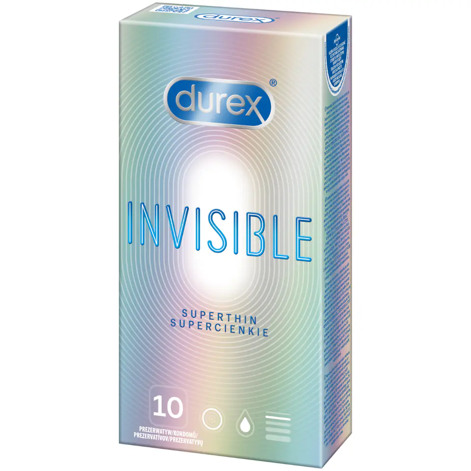 ⁨Prezerwatywy Durex Invisible supercienkie 10szt⁩ w sklepie Wasserman.eu