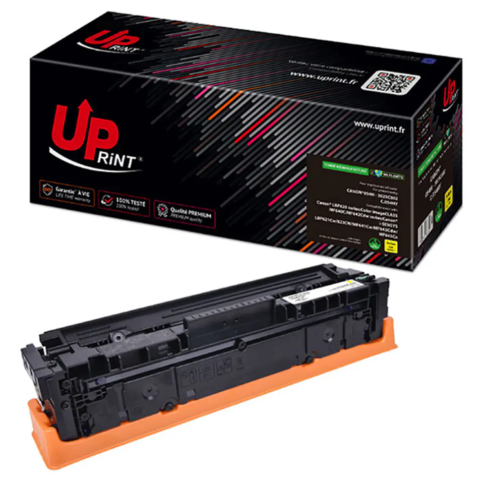 ⁨UPrint refabrykowany toner Canon 054HY, C.054HY, yellow, 2300s, high capacity⁩ w sklepie Wasserman.eu