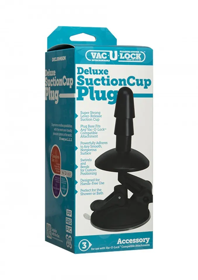 Doc Johnson Vac-U-Lock Deluxe Suction Cup Plug Accessory at Wasserman.eu