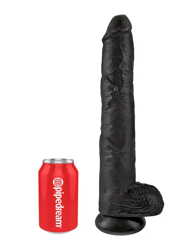 ⁨King Cock 14" Cock with Balls Black⁩ w sklepie Wasserman.eu