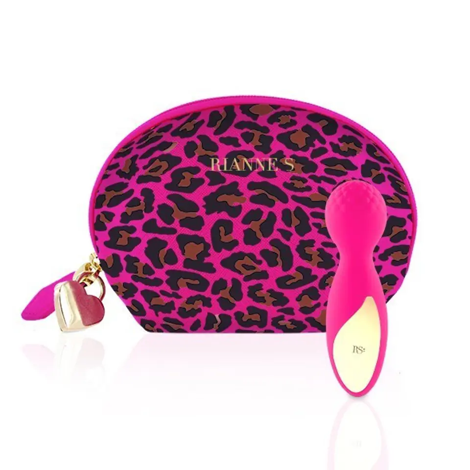 ⁨Rianne S Essentials Lovely Leopard Mini wibrator różowy⁩ w sklepie Wasserman.eu