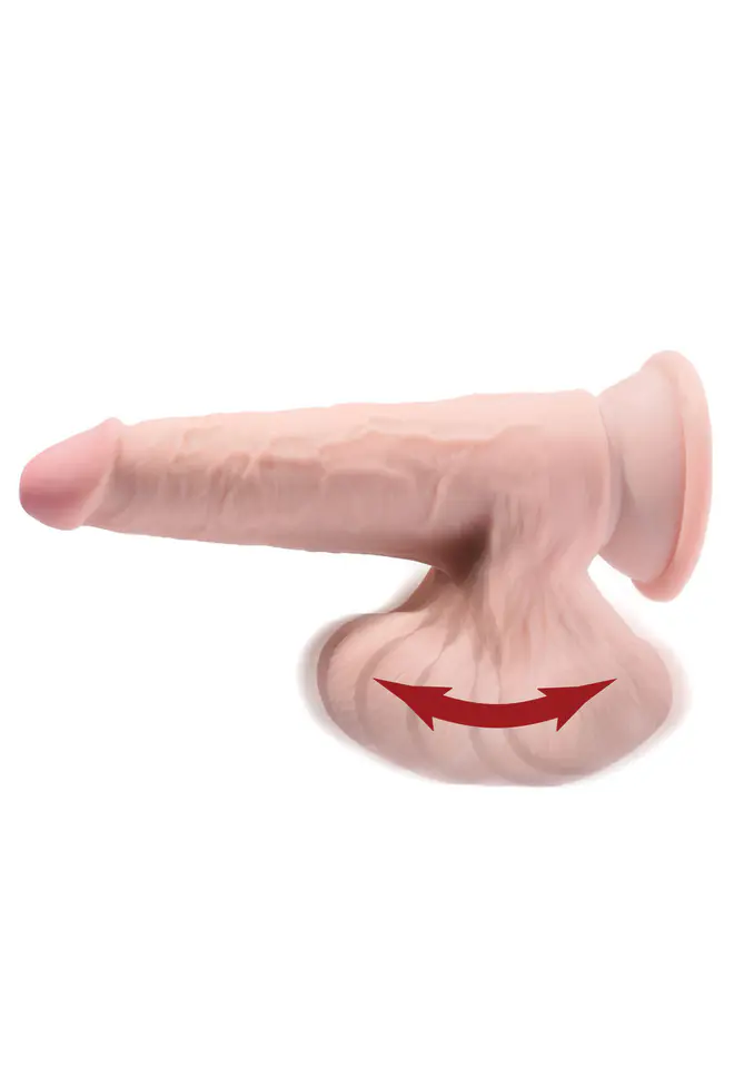 ⁨King Cock 3D Cock Swinging Balls 6 Inch⁩ w sklepie Wasserman.eu