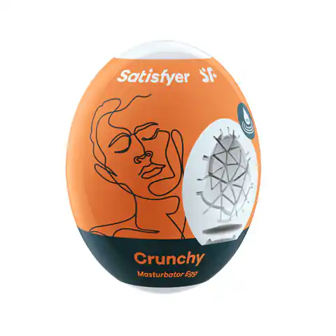 ⁨Satisfyer Masturbator Egg Crunchy⁩ at Wasserman.eu