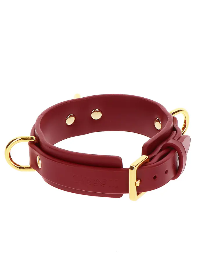 ⁨Wegańska skórzana obroża Taboom D-Ring Collar Deluxe⁩ w sklepie Wasserman.eu