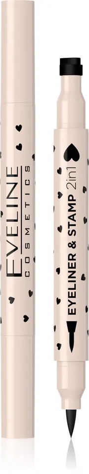 ⁨EVELINE Eyeliner i Stempel w pisaku 2w1 - serce 1szt⁩ w sklepie Wasserman.eu