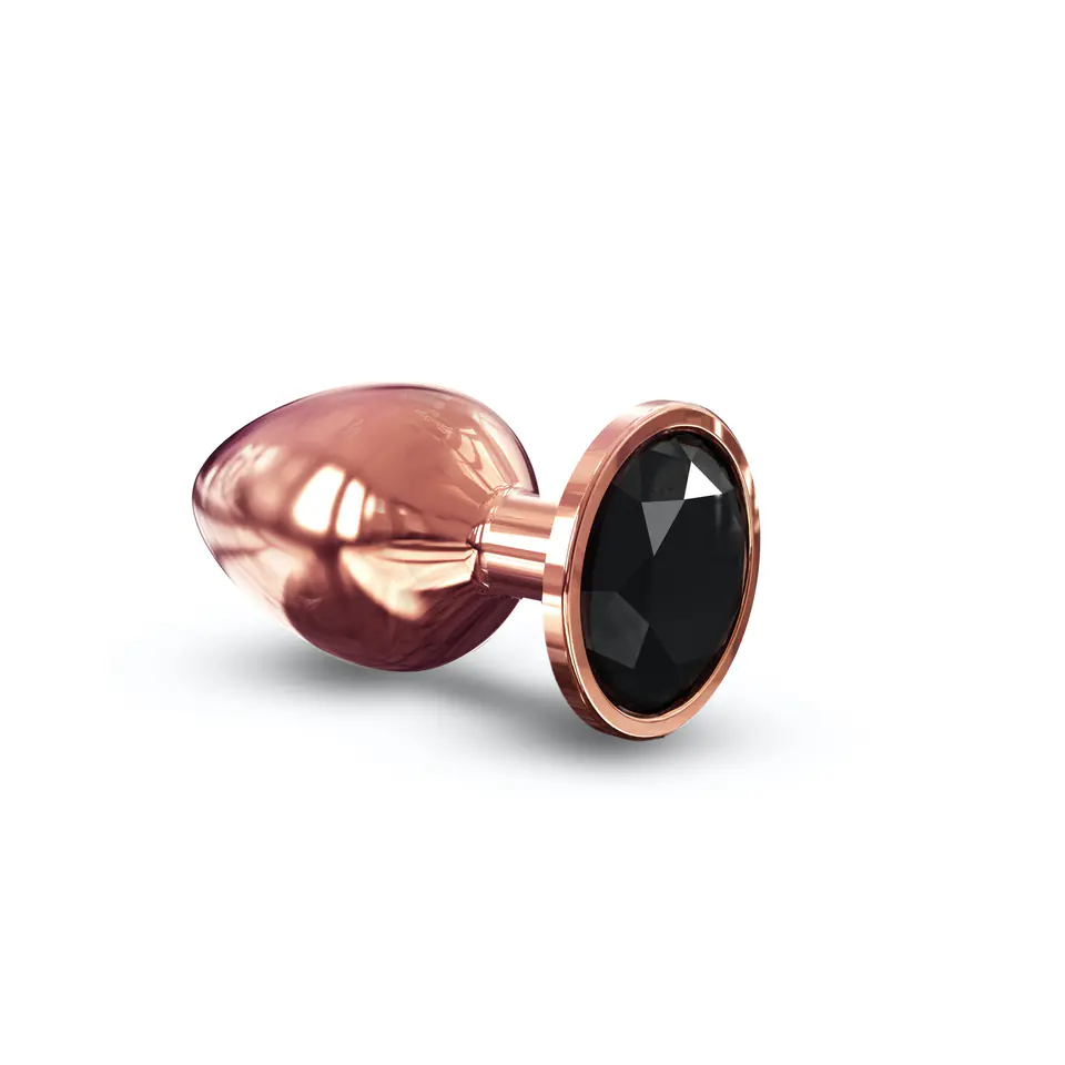 ⁨Elegancki metalowy korek analny z diamencikiem Dorcel Diamond Plug Rose Gold L⁩ at Wasserman.eu