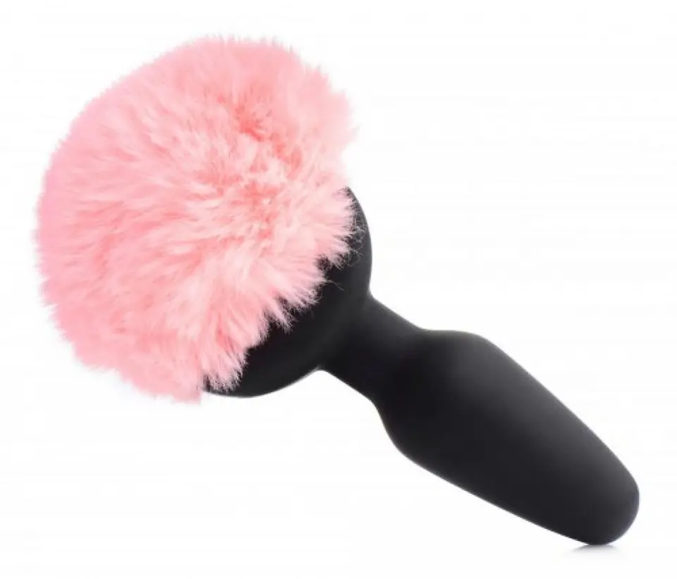 ⁨Tailz Pink Bunny Tail Vibrating Anal Plug⁩ at Wasserman.eu
