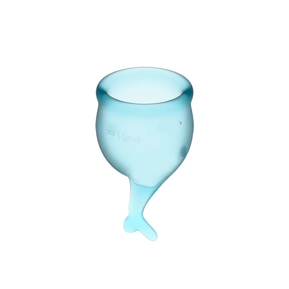 ⁨Feel Secure Menstrual Cup Set Light Blue⁩ at Wasserman.eu