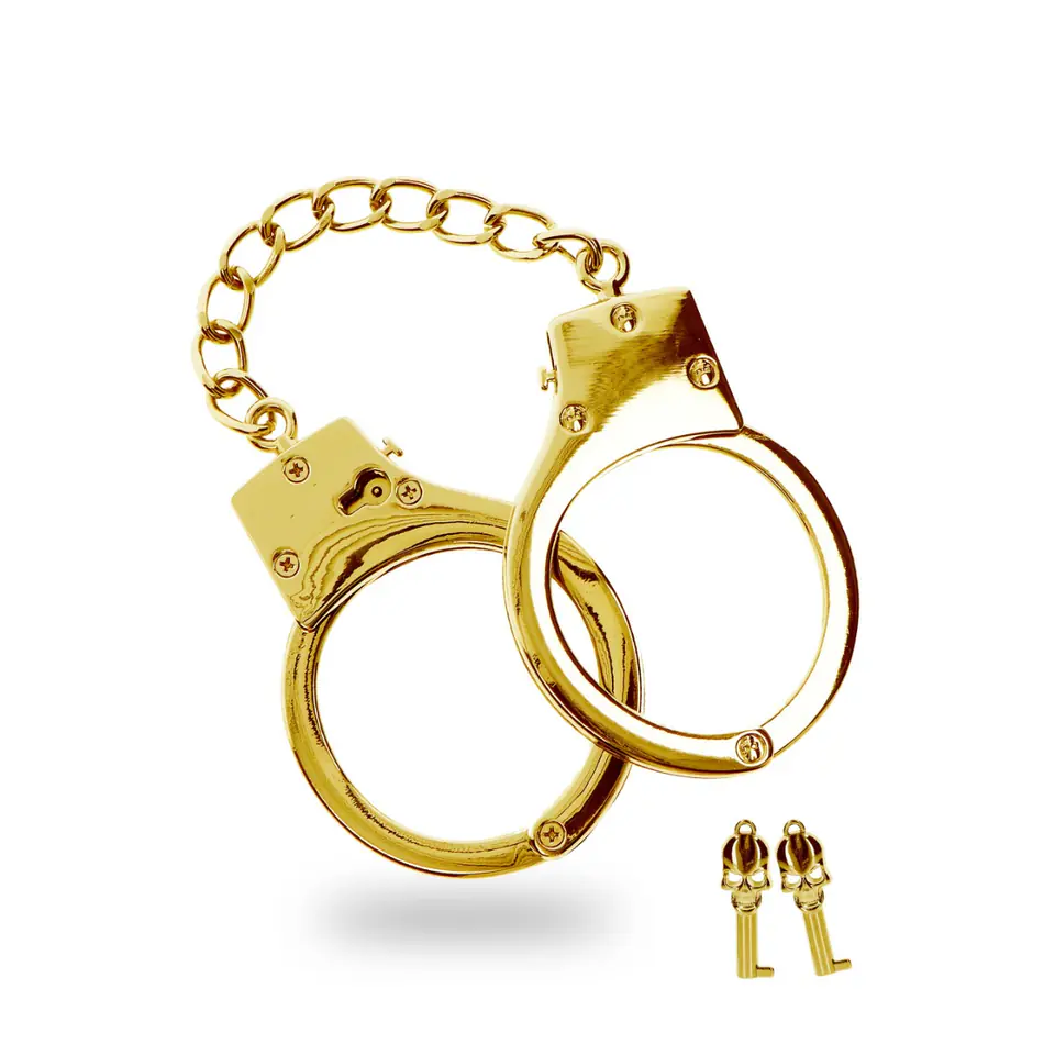 ⁨Taboom Gold Plated BDSM Handcuffs⁩ w sklepie Wasserman.eu