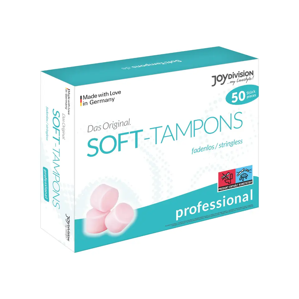 ⁨JoyDivision Soft-Tampons normal professional box of 50⁩ at Wasserman.eu