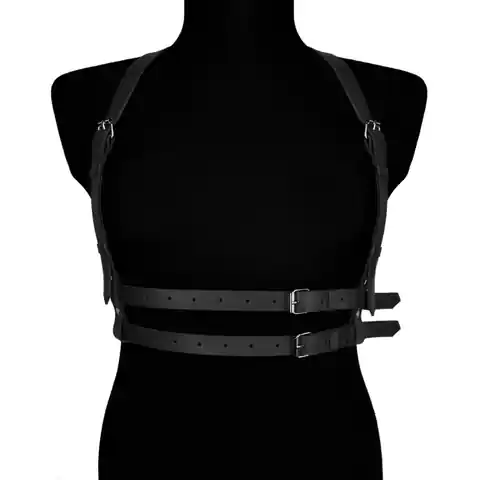 ⁨Leather harness Nastia black⁩ at Wasserman.eu
