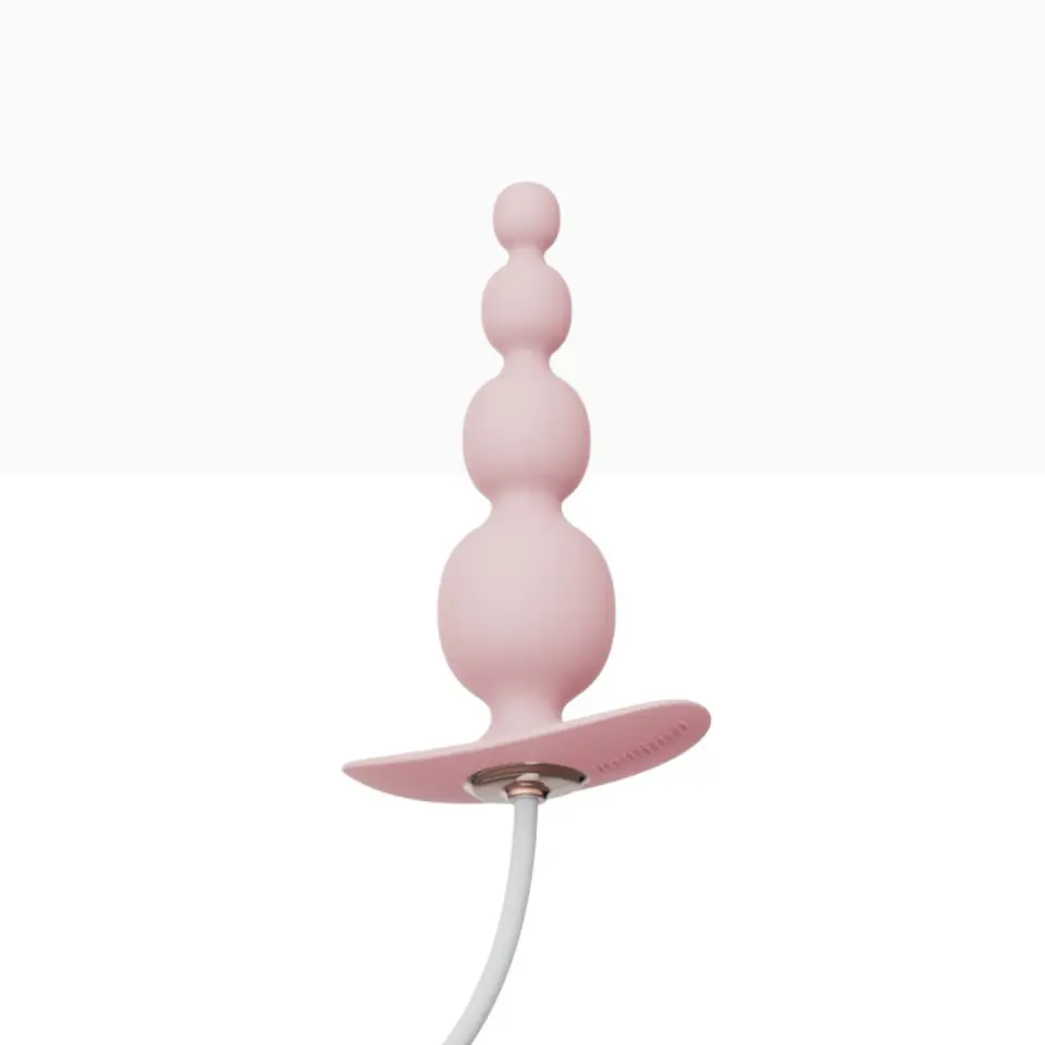 ⁨Qingnan No.8 Mini Vibrating Anal Beads Pink⁩ at Wasserman.eu