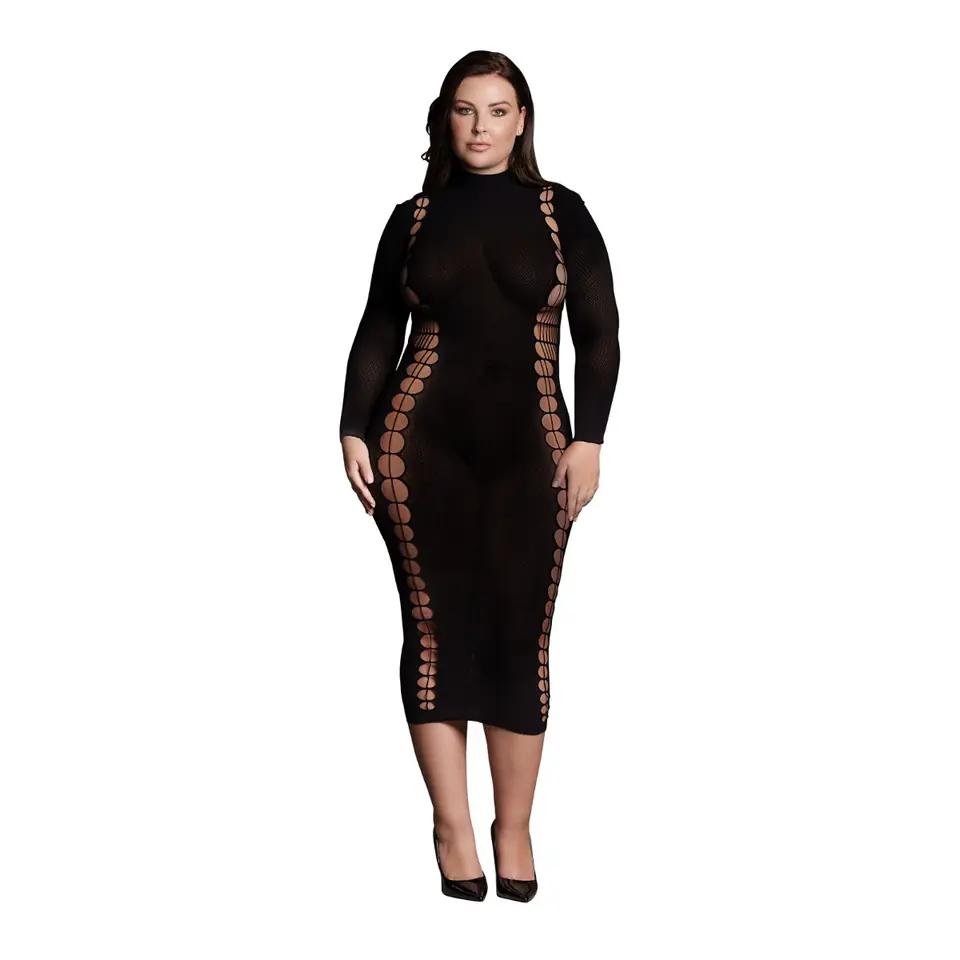 ⁨Le Désir Carme XI - Dress with Turtleneck Black OSX⁩ w sklepie Wasserman.eu