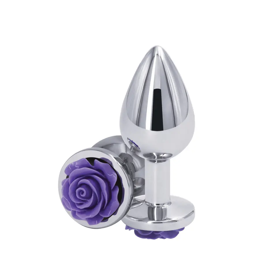 ⁨NS Novelties Rose Buttplug Medium Purple⁩ at Wasserman.eu