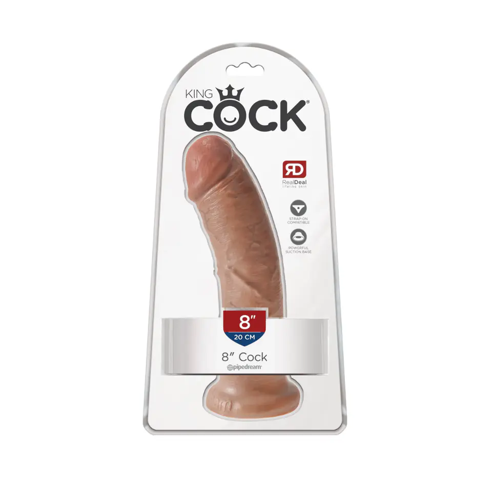 ⁨Dildo King Cock Pipedream 8 Tan⁩ w sklepie Wasserman.eu