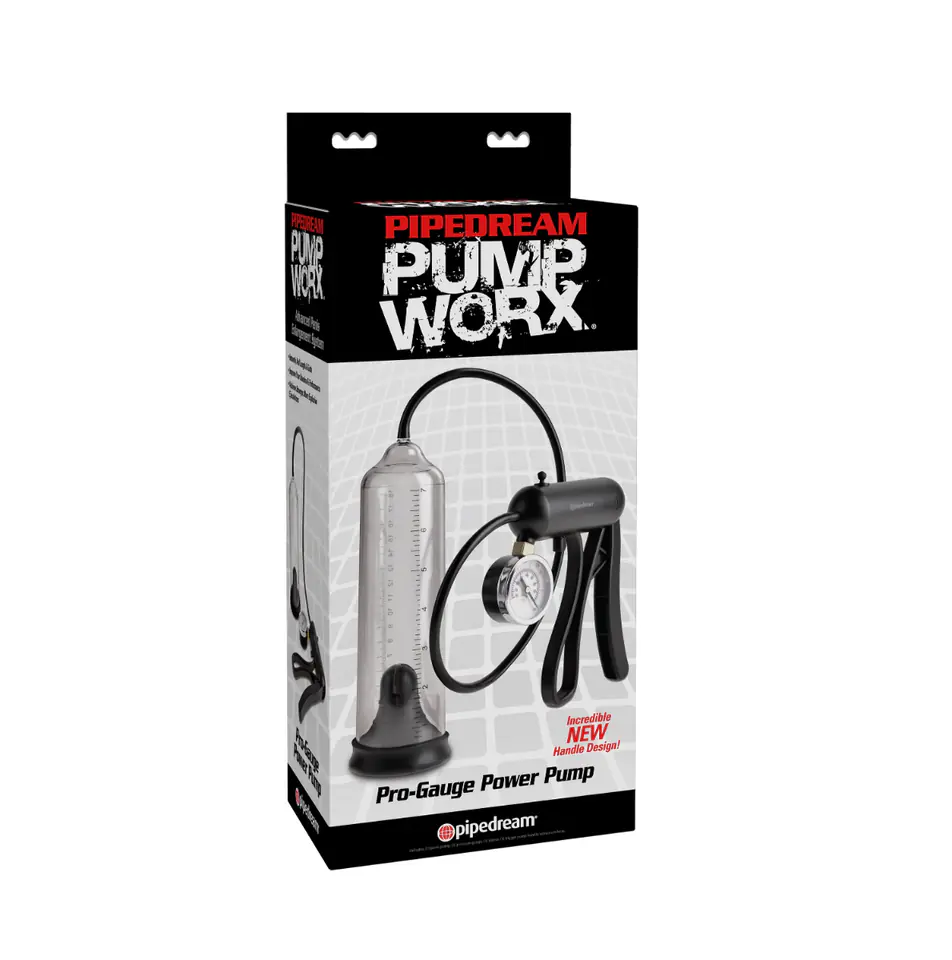 ⁨Pipedream Pump Worx Pro-Gauge Power Pump Clear⁩ at Wasserman.eu