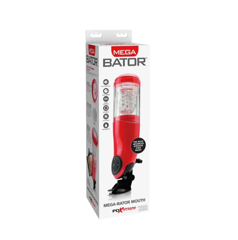 ⁨Pipedream PDX Extreme Mega-Bator Mouth Red⁩ at Wasserman.eu