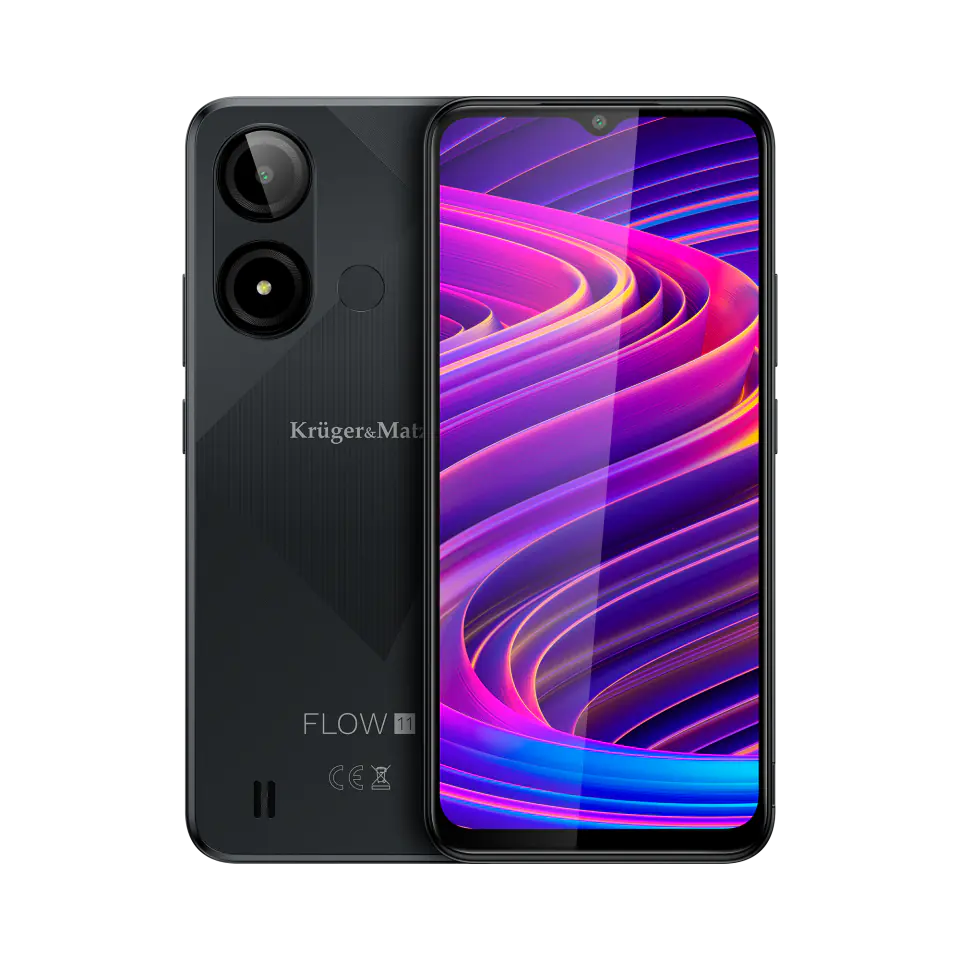 ⁨Smartfon Kruger&Matz FLOW 11 black⁩ w sklepie Wasserman.eu