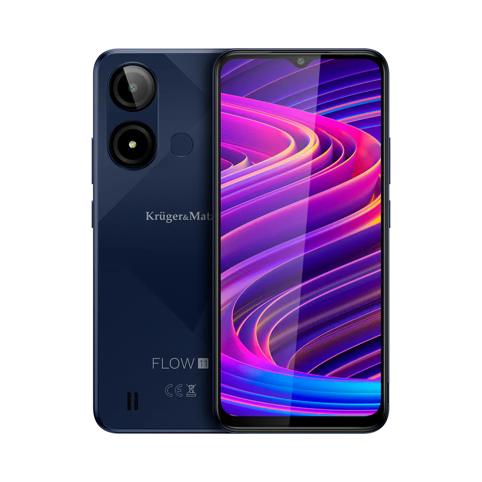 ⁨Smartfon Kruger&Matz FLOW 11 blue⁩ w sklepie Wasserman.eu