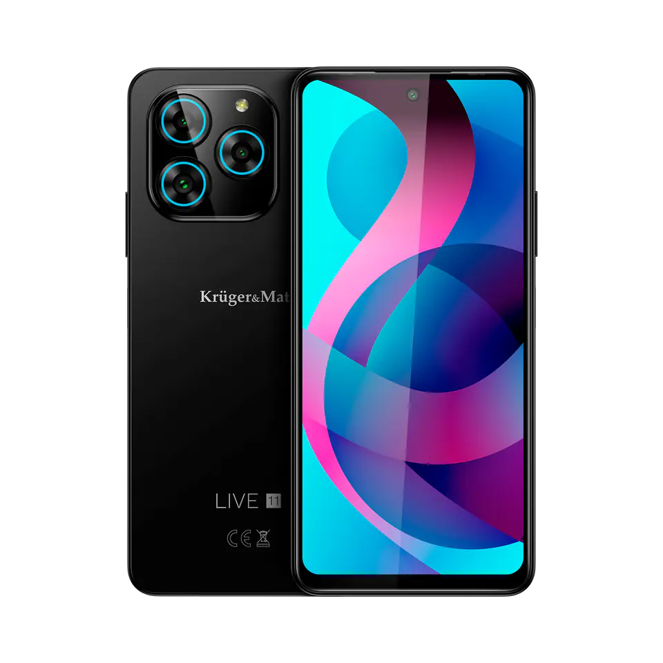 ⁨Smartfon Kruger&Matz LIVE 11 black⁩ w sklepie Wasserman.eu