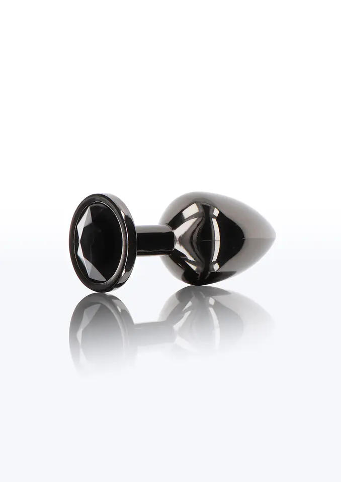 ⁨Metalowy korek analny z kryształkiem Taboom Butt Plug With Diamond Jewel Silver M⁩ w sklepie Wasserman.eu