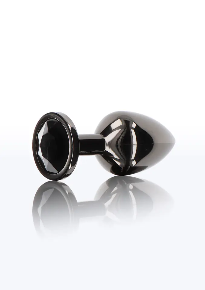 ⁨Metalowy korek analny z kryształkiem Taboom Butt Plug With Diamond Jewel Silver L⁩ w sklepie Wasserman.eu