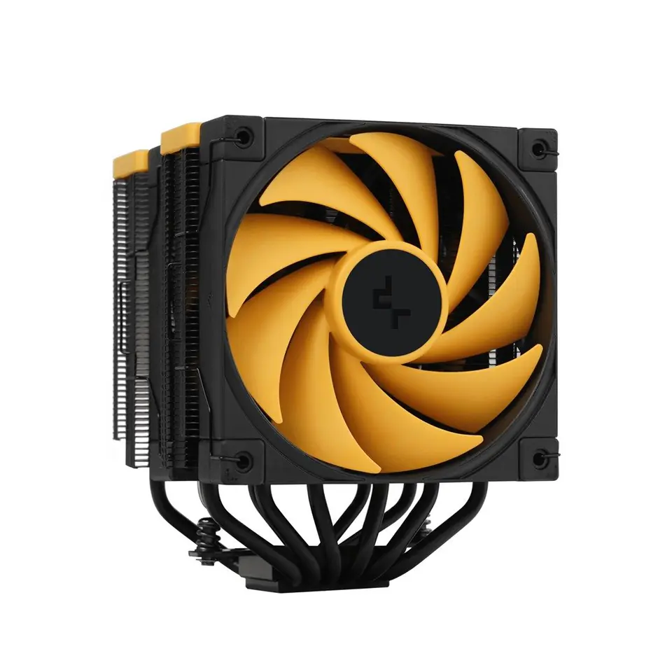 ⁨DeepCool AK620 Zero Dark Zoria Processor Air cooler 12 cm Black, Yellow 1 pc(s)⁩ at Wasserman.eu