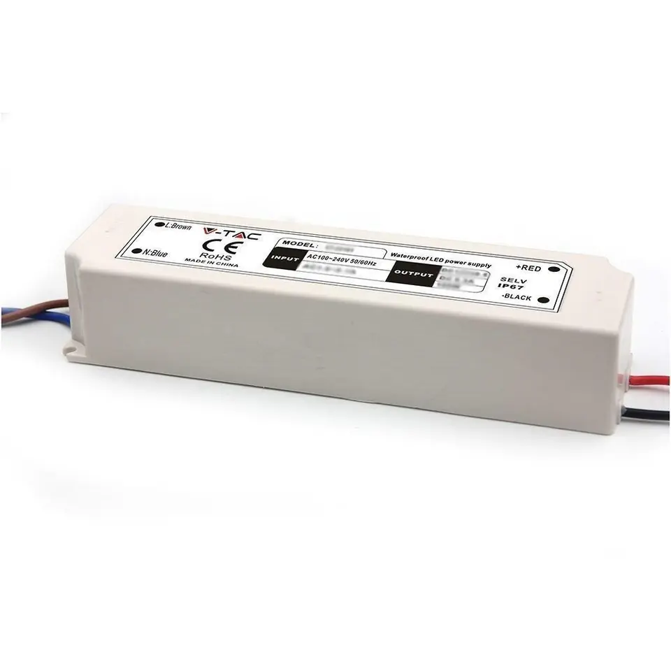 ⁨LED power supply V-TAC VT-22153 150W 12V 12.5A IP67 Hermetic, EMI filter (SKU 3248) White⁩ at Wasserman.eu