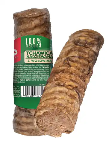 ⁨MACED Trachea stuffed with beef - chew for dog - 120g⁩ at Wasserman.eu