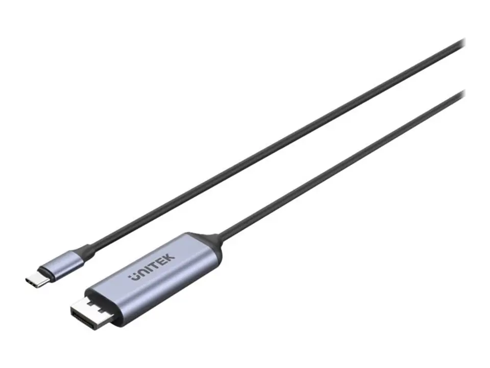 ⁨UNITEK ADAPTER USB-C, DISPLAYPORT 1.4, 8K@60HZ, 1,8M, V1423C⁩ at Wasserman.eu