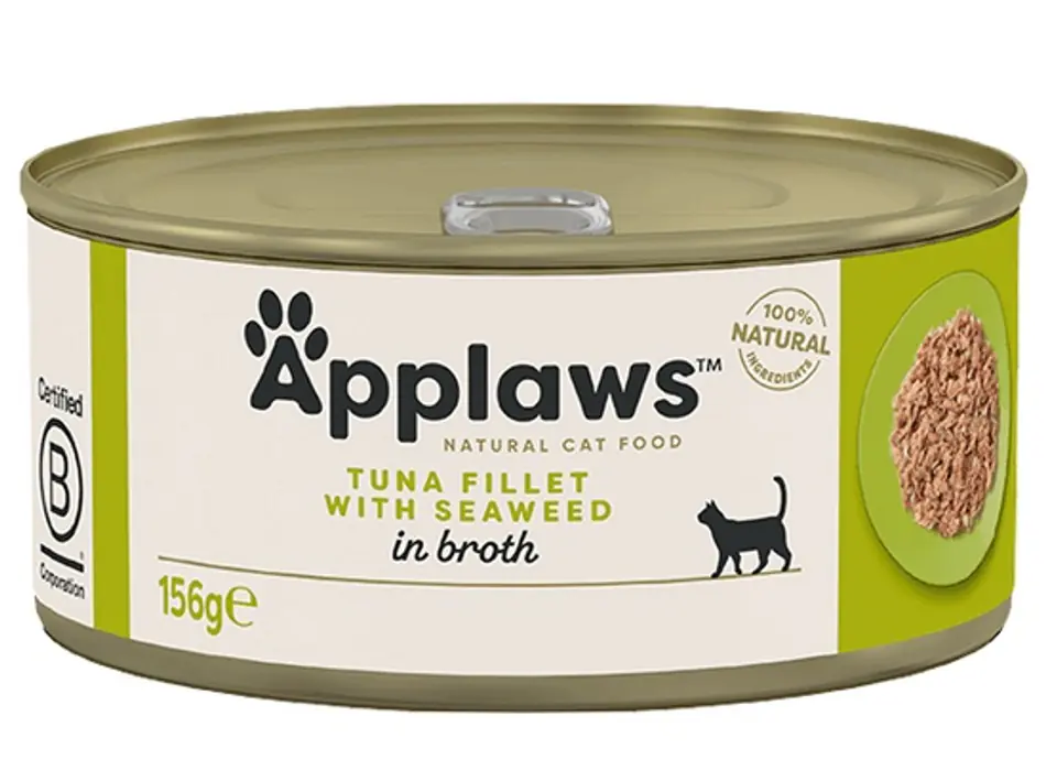 ⁨Applaws can for cat Tuna and seaweed 156g⁩ at Wasserman.eu