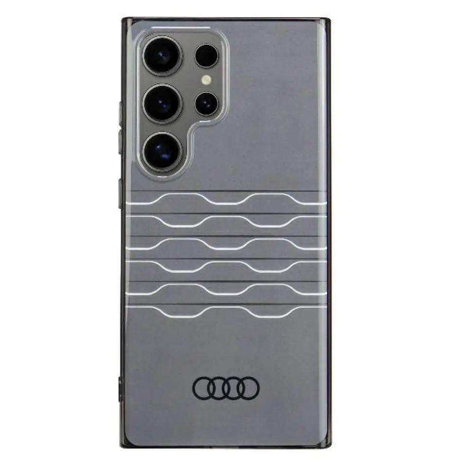 ⁨Audi IML Geometric Pattern Case S24 Ultra S928 czarny/black hardcase AU-IMLS24U-A6/D3-BK⁩ w sklepie Wasserman.eu