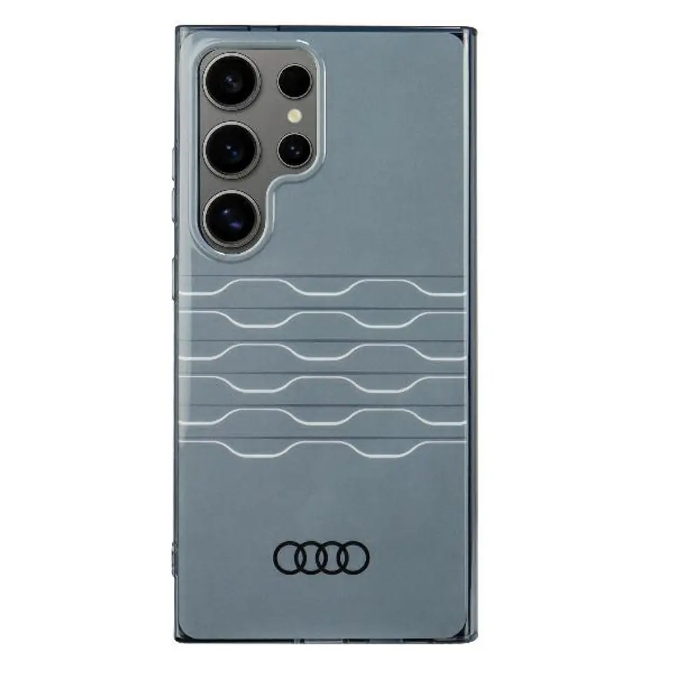 ⁨Audi IML Geometric Pattern Case S24 Ultra S928 szary/grey hardcase AU-IMLS24U-A6/D3-GY⁩ w sklepie Wasserman.eu